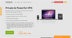 Desktop Screenshot of anonine.com